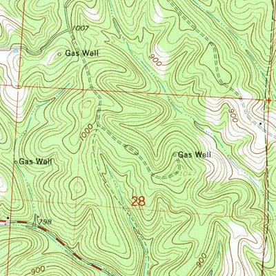 United States Geological Survey Allensville, OH (1961, 24000-Scale) digital map