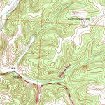 United States Geological Survey Allensville, OH (1992, 24000-Scale) digital map