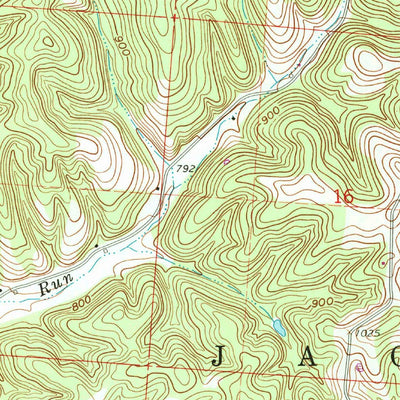 United States Geological Survey Allensville, OH (1992, 24000-Scale) digital map