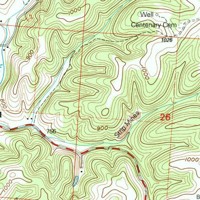 United States Geological Survey Allensville, OH (2002, 24000-Scale) digital map