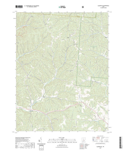 United States Geological Survey Allensville, OH (2023, 24000-Scale) digital map