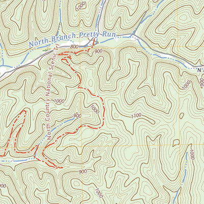 United States Geological Survey Allensville, OH (2023, 24000-Scale) digital map