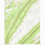 United States Geological Survey Allensville, PA (1963, 24000-Scale) digital map