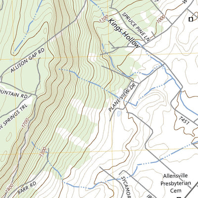 United States Geological Survey Allensville, PA (2023, 24000-Scale) digital map