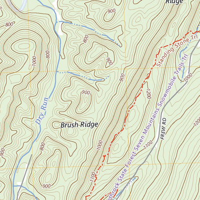 United States Geological Survey Allensville, PA (2023, 24000-Scale) digital map
