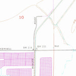 United States Geological Survey Allensworth, CA (1954, 24000-Scale) digital map