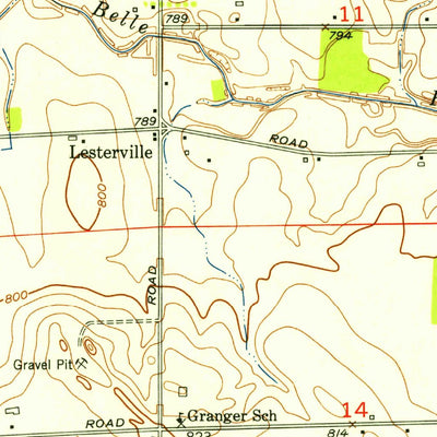 United States Geological Survey Allenton, MI (1952, 24000-Scale) digital map