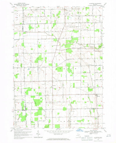 United States Geological Survey Allenton, MI (1968, 24000-Scale) digital map