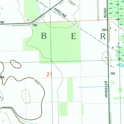 United States Geological Survey Allenton, MI (1991, 24000-Scale) digital map