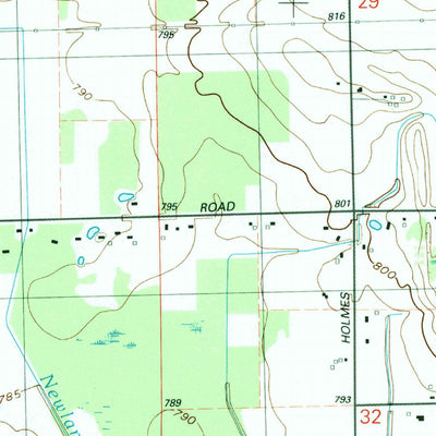 United States Geological Survey Allenton, MI (1991, 24000-Scale) digital map