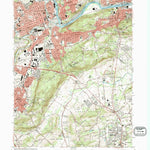 United States Geological Survey Allentown East, PA (1964, 24000-Scale) digital map