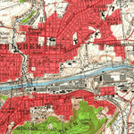 United States Geological Survey Allentown, PA (1957, 62500-Scale) digital map