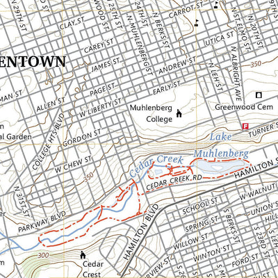 United States Geological Survey Allentown West, PA (2023, 24000-Scale) digital map