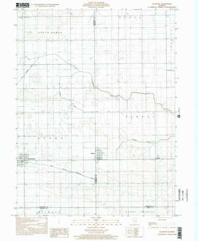 United States Geological Survey Allerton, IL (1998, 24000-Scale) digital map
