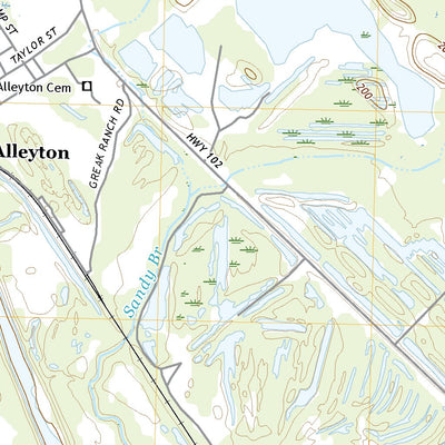 United States Geological Survey Alleyton, TX (2022, 24000-Scale) digital map