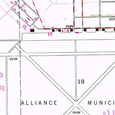 United States Geological Survey Alliance East, NE (1947, 24000-Scale) digital map