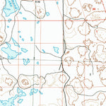 United States Geological Survey Alliance, NE (1985, 100000-Scale) digital map