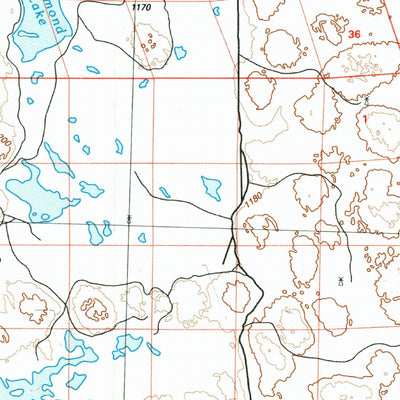 United States Geological Survey Alliance, NE (1985, 100000-Scale) digital map