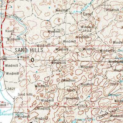 United States Geological Survey Alliance, NE-SD (1955, 250000-Scale) digital map
