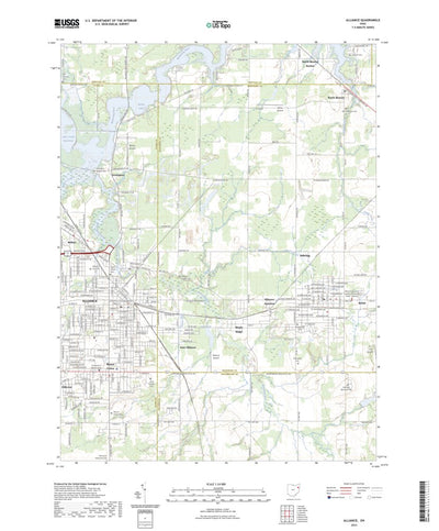 United States Geological Survey Alliance, OH (2023, 24000-Scale) digital map