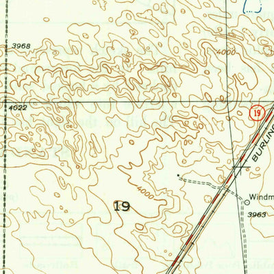 United States Geological Survey Alliance West, NE (1949, 24000-Scale) digital map