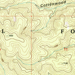 United States Geological Survey Allie Canyon, NM (1999, 24000-Scale) digital map