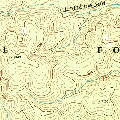 United States Geological Survey Allie Canyon, NM (1999, 24000-Scale) digital map