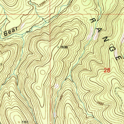 United States Geological Survey Allie Canyon, NM (1999, 24000-Scale) digital map