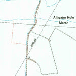 United States Geological Survey Alligator Hole Marsh, TX (1993, 24000-Scale) digital map