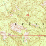United States Geological Survey Allison, CO-NM (1954, 24000-Scale) digital map
