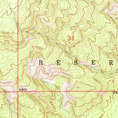 United States Geological Survey Allison, CO-NM (1954, 24000-Scale) digital map