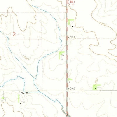 United States Geological Survey Allison, IA (1972, 24000-Scale) digital map