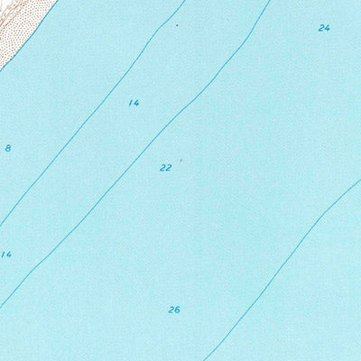 United States Geological Survey Allyns Bight, TX (1970, 24000-Scale) digital map