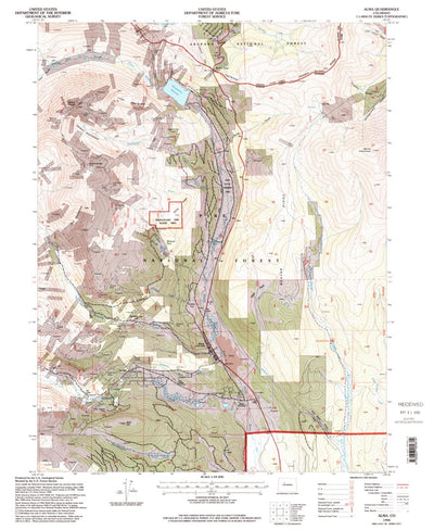 United States Geological Survey Alma, CO (1994, 24000-Scale) digital map