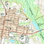United States Geological Survey Alma, GA (1971, 24000-Scale) digital map