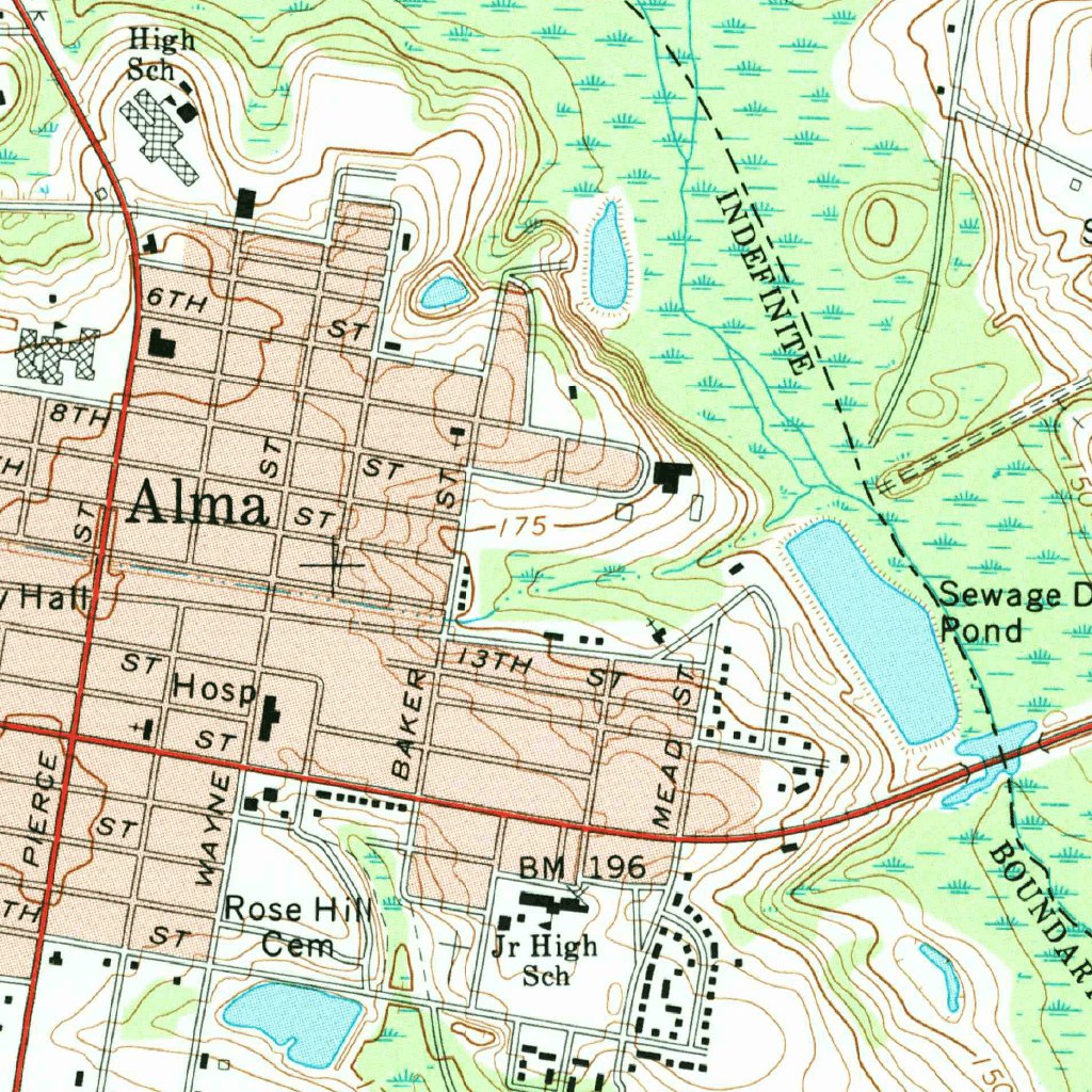 Alma Map Alma, GA (1971, 24000-Scale) Map by United States Geological Survey ...
