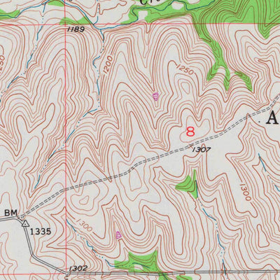 United States Geological Survey Alma, KS (1954, 24000-Scale) digital map