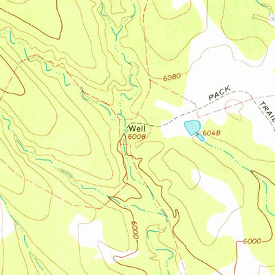 United States Geological Survey Alma Mesa, AZ-NM (1967, 24000-Scale) digital map