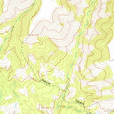 United States Geological Survey Alma Mesa, AZ-NM (1967, 24000-Scale) digital map