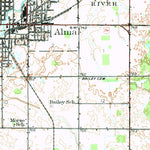 United States Geological Survey Alma, MI (1935, 62500-Scale) digital map