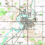 United States Geological Survey Alma, MI (1935, 62500-Scale) digital map