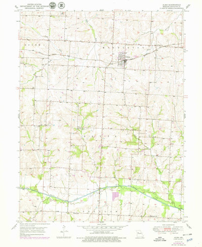 United States Geological Survey Alma, MO (1951, 24000-Scale) digital map