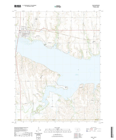 United States Geological Survey Alma, NE (2021, 24000-Scale) digital map