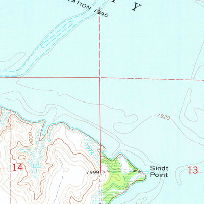 United States Geological Survey Alma, NE-KS (1974, 24000-Scale) digital map