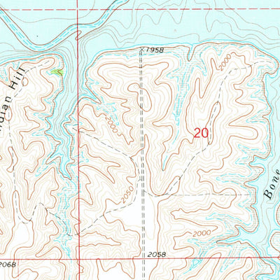 United States Geological Survey Alma, NE-KS (1974, 24000-Scale) digital map