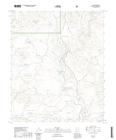 United States Geological Survey Alma, NM (2023, 24000-Scale) digital map