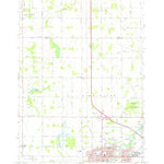 United States Geological Survey Alma North, MI (1973, 24000-Scale) digital map