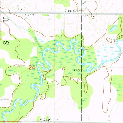 United States Geological Survey Alma South, MI (1973, 24000-Scale) digital map