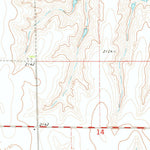 United States Geological Survey Alma SW, NE-KS (1974, 24000-Scale) digital map