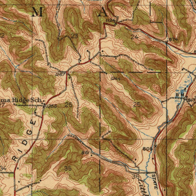 United States Geological Survey Alma, WI-MN (1932, 62500-Scale) digital map